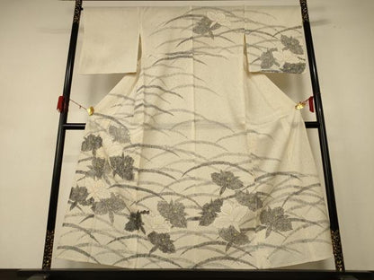 平和屋着物＊夏物 訪問着 絽 芝花文 正絹 逸品 AABE4343jd