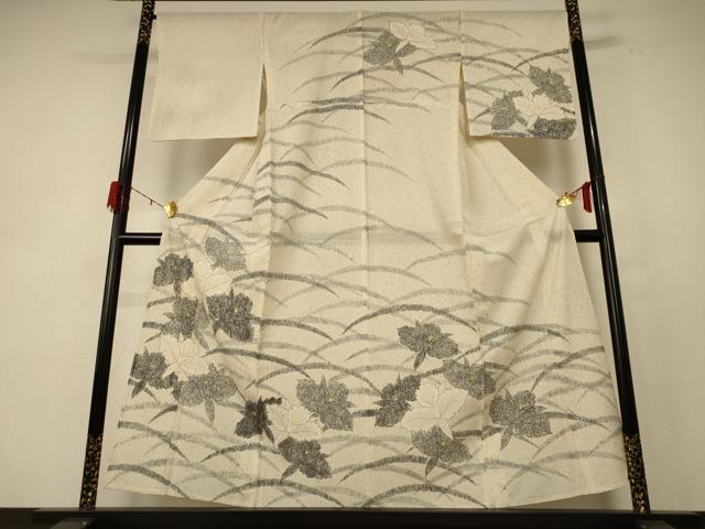 平和屋着物＊夏物 訪問着 絽 芝花文 正絹 逸品 AABE4343jd