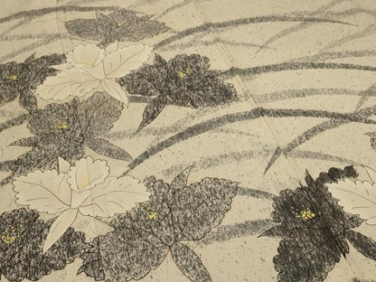 平和屋着物＊夏物 訪問着 絽 芝花文 正絹 逸品 AABE4343jd