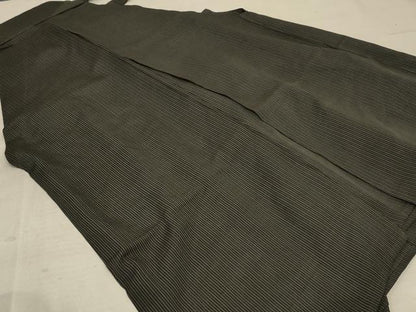 平和屋着物＊夏物 男性 馬乗り袴 縞 正絹 逸品 AABE4350jd