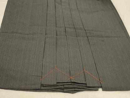 平和屋着物＊夏物　男性　行灯袴　縞　正絹　逸品　未使用　AABE4351jd