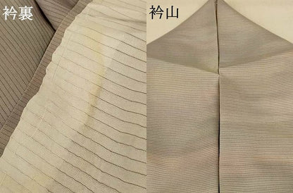 平和屋着物＊夏物 小紋 絽 霞文 正絹 逸品 AABE4365jd