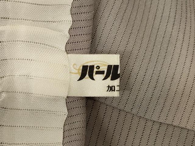 平和屋着物＊夏物 小紋 絽 霞文 正絹 逸品 AABE4365jd