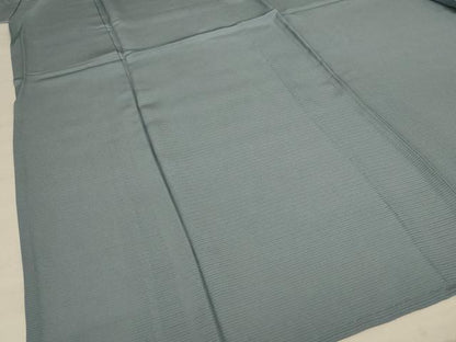 平和屋着物＊夏物 色無地 絽 錆御納戸色 正絹 逸品 AABE4367jd