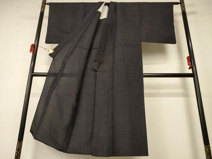 平和屋着物＊夏物 男性 本場大島紬 夏大島 絣柄 正絹 逸品 AABE4382jd