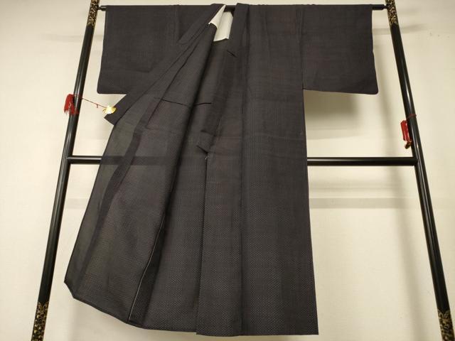 平和屋着物＊夏物 男性 本場大島紬 夏大島 絣柄 正絹 逸品 AABE4382jd