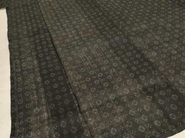 平和屋着物＊夏物 重要無形文化財 本場宮古上布 花丸文 苧麻