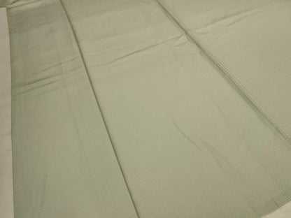 平和屋着物＊夏物 色無地 絽 柳鼠色 正絹 逸品 AABE4387jd