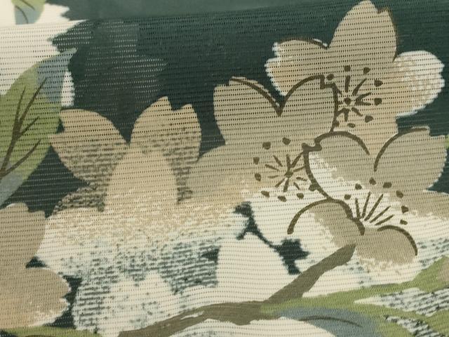 平和屋着物＊夏物　訪問着　絽　桜　洗える着物　AABE4390jd