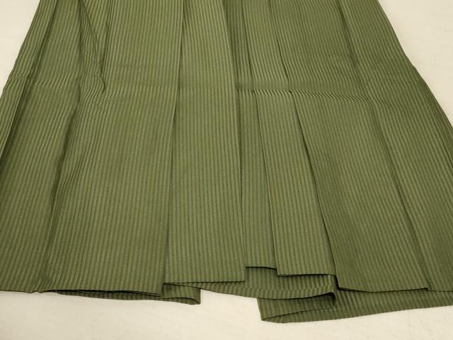 平和屋着物＊夏物 男性 行灯袴 縞 正絹 逸品 AABE4391jd