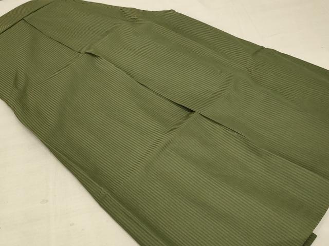 平和屋着物＊夏物 男性 行灯袴 縞 正絹 逸品 AABE4391jd
