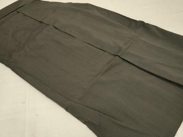 平和屋着物＊夏物 男性 行灯袴 縞 正絹 逸品 AABE4392jd
