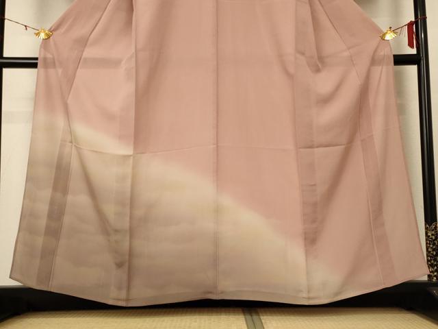 平和屋着物＊夏物 訪問着 絽 霞文 暈し染め 正絹 逸品 AABE4397jd