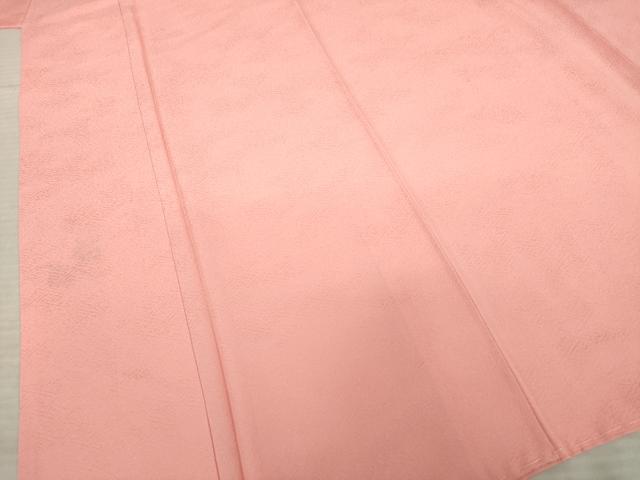 平和屋着物●本加賀友禅作家　押田正義　色無地　薄紅色　正絹　逸品　未使用　AABE4403ck