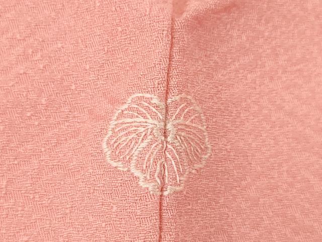 平和屋着物●本加賀友禅作家　押田正義　色無地　薄紅色　正絹　逸品　未使用　AABE4403ck