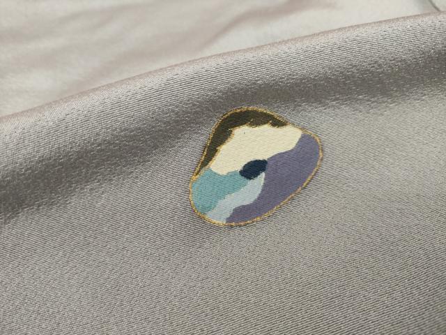 平和屋着物○京童人形絵師 高橋翠延 訪問着 女人文 金彩