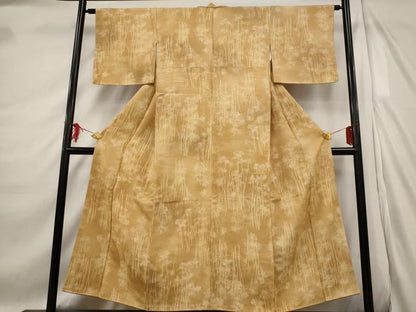 平和屋着物■上質な小紋 樹林文 暈し染め 正絹 逸品 AABE4520st