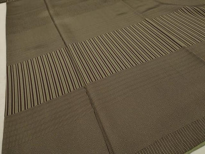 平和屋着物■上質な小紋　横段文　正絹　逸品　AABE4563st