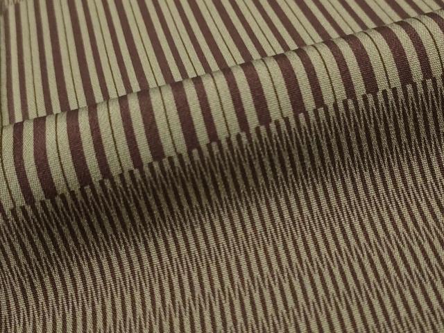 平和屋着物■上質な小紋　横段文　正絹　逸品　AABE4563st