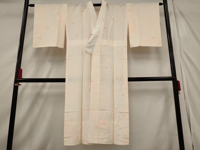 平和屋着物■長襦袢　無双仕立て　舞花文　暈し染め　正絹　逸品　AABE4607st
