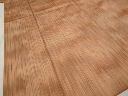 平和屋着物■上質な紬　霞文　正絹　逸品　AABE4620st