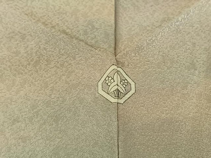 平和屋着物▽上質な小紋 単衣 霞文 暈し染め やまと誂製 正絹 逸品 AABE4642jh