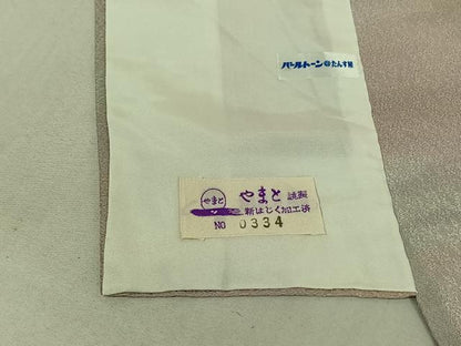 平和屋着物▽上質な小紋 単衣 霞文 暈し染め やまと誂製 正絹 逸品 AABE4642jh