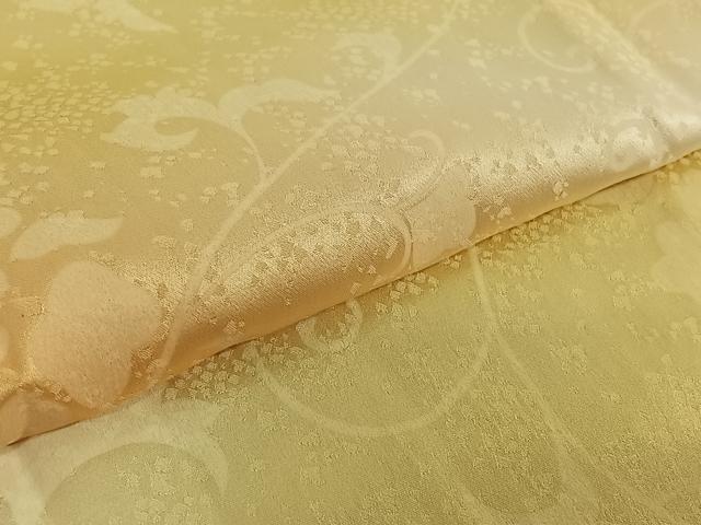 平和屋着物▽上質な小紋 単衣 花唐草文 暈し染め 正絹 逸品 AABE4643jh
