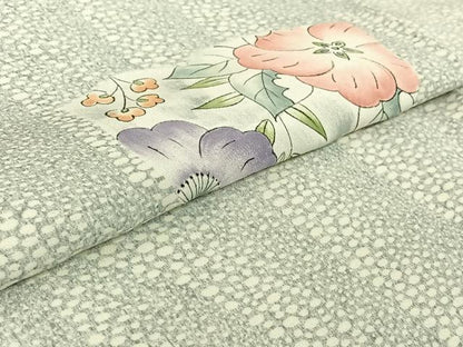 平和屋着物▽江戸小紋 単衣 辻が花 正絹 逸品 AABE4657jh
