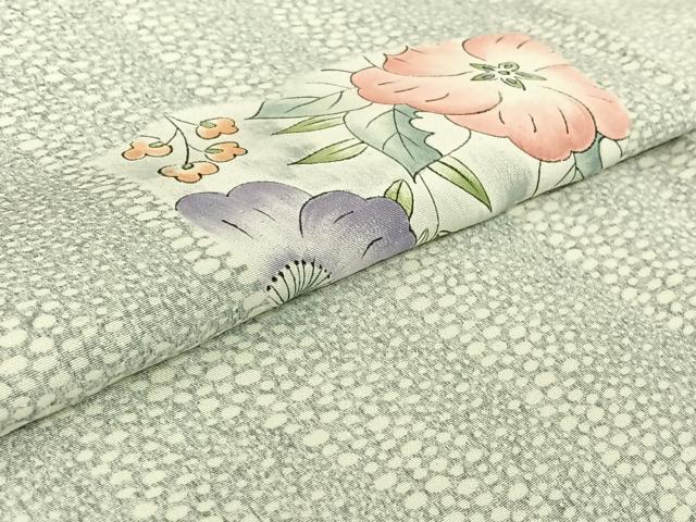 平和屋着物▽江戸小紋 単衣 辻が花 正絹 逸品 AABE4657jh