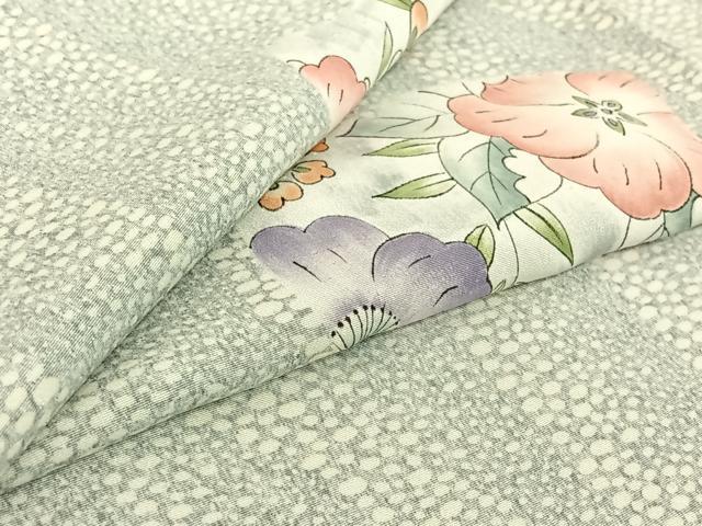 平和屋着物▽江戸小紋 単衣 辻が花 正絹 逸品 AABE4657jh
