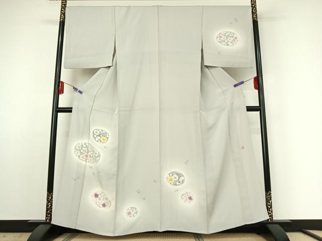 平和屋着物▽訪問着 単衣 作家物 辻が花 暈し染め 正絹 逸品 AABE4662jh
