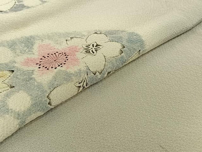 平和屋着物▽訪問着 単衣 作家物 辻が花 暈し染め 正絹 逸品 AABE4662jh