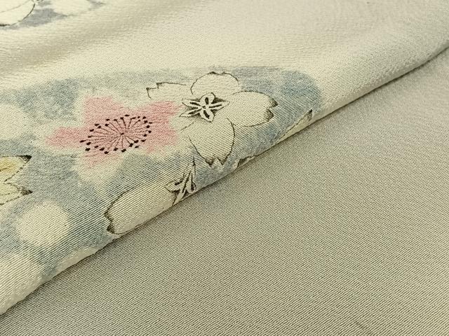 平和屋着物▽訪問着 単衣 作家物 辻が花 暈し染め 正絹 逸品 AABE4662jh