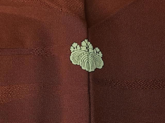 平和屋着物▽上質な色無地　単衣　浅蘇芳色　正絹　逸品　AABE4665jh