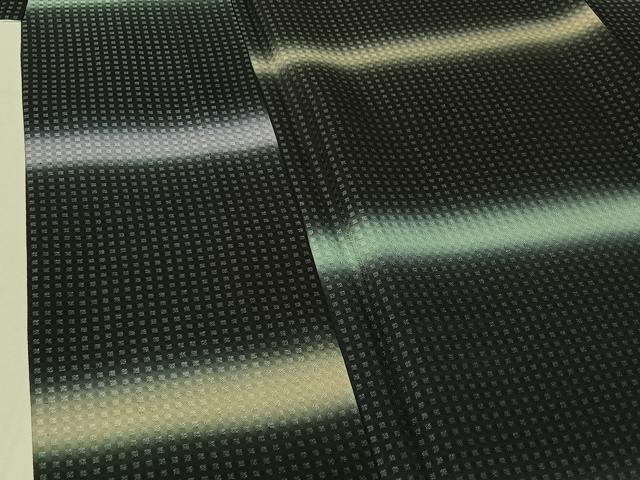 平和屋着物▽上質な小紋 単衣 横段文 暈し染め 正絹 逸品 AABE4680jh