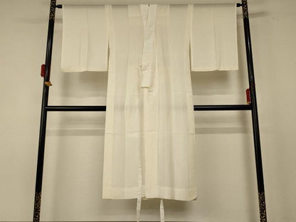 平和屋着物＊夏物 長襦袢 絽 鳥の子色 正絹 逸品 AABE4686jd