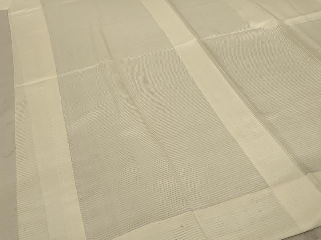 平和屋着物＊夏物 長襦袢 絽 鳥の子色 正絹 逸品 AABE4686jd