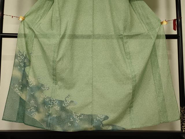 平和屋着物＊夏物 色留袖 絽 立波萩文 洗える着物 AABE4695jd
