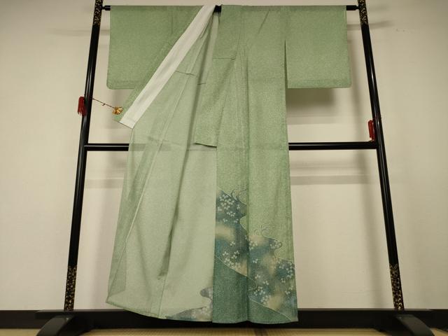 平和屋着物＊夏物　色留袖　絽　立波萩文　洗える着物　AABE4695jd 平和屋着物＊夏物 色留袖 絽 立波萩文 洗える着物 AABE4695jd