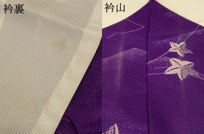 平和屋着物＊夏物 小紋 絽 幾何学文様 洗える着物 AABE4700jd