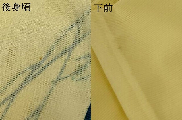 平和屋着物＊夏物 訪問着 絽 枝花文 洗える着物 AABE4703jd