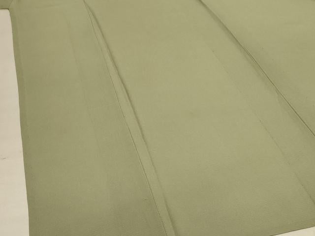 平和屋着物＊夏物 色無地 絽 柳茶色 正絹 逸品 AABE4709jd