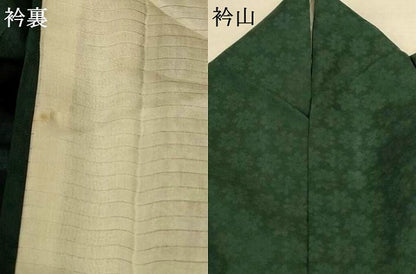 平和屋着物＊夏物 色無地 紗 鉄色 正絹 逸品 AABE4712jd