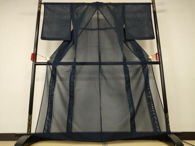 平和屋着物＊夏物 色無地 紗 褐返色 正絹 逸品 AABE4722jd