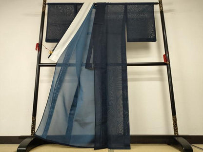 平和屋着物＊夏物 色無地 紗 褐返色 正絹 逸品 AABE4722jd