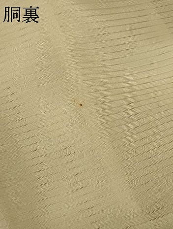 平和屋着物＊夏物 長襦袢 絽 鳥の子色 正絹 逸品 AABE4726jd
