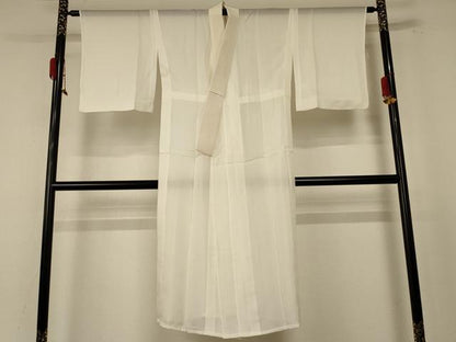 平和屋着物＊夏物 長襦袢 絽 鳥の子色 正絹 逸品 AABE4726jd