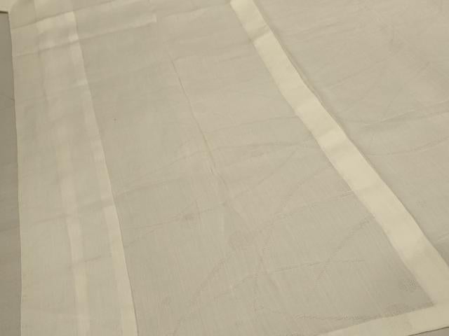 平和屋着物＊夏物　長襦袢　露芝紋紗　鳥の子色　AABE4728jd 平和屋着物＊夏物 長襦袢 露芝紋紗 鳥の子色 AABE4728jd