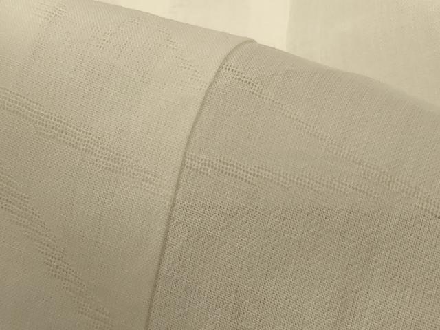 平和屋着物＊夏物　長襦袢　露芝紋紗　鳥の子色　AABE4728jd 平和屋着物＊夏物 長襦袢 露芝紋紗 鳥の子色 AABE4728jd